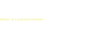 Niclas Kramm  Maler -& Lackierermeister Im Betrieb seit:  01.08.2007 Gesellenbrief seit:  28.05.2010 Meisterbrief seit:  05.06.2014